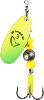 Блешня Savage Gear Caviar Spinner #3 9.5g 07-Fluo Yellow