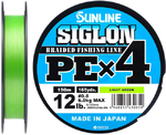 Шнур Sunline Siglon PE x4 150m салатовий #0,8 12lb