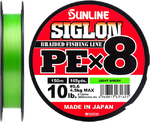 Шнур Sunline Siglon PE x8 150m салатовий #0,6 10lb