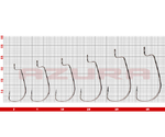 Гачки Azura Long Offset Worm Hook №3/0